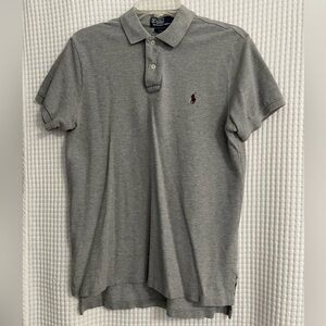 Men’s Polo by Ralph Lauren Classic Gray Polo Shirt. Size M.